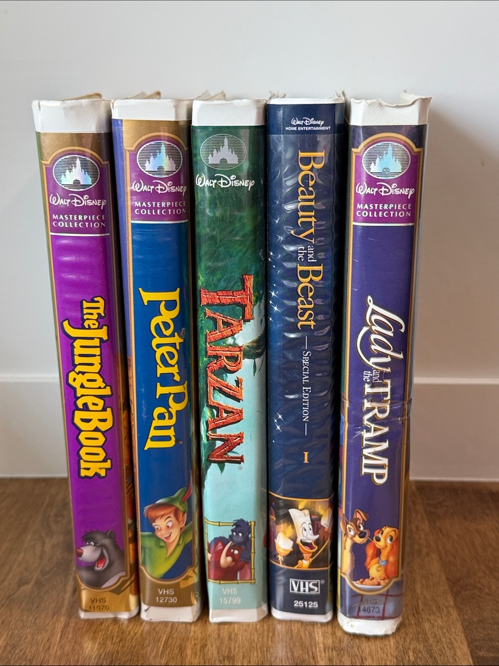 Walt Disney Vintage VHS Tapes- set of 5